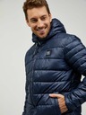 Sam 73 Temno modra moška zimska prešita jakna Sam 73