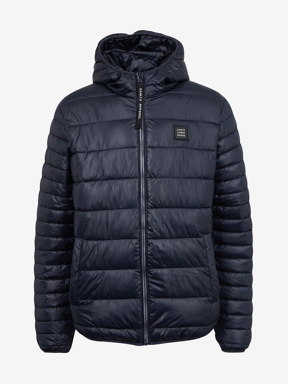 Sam 73 Temno modra moška zimska prešita jakna Sam 73