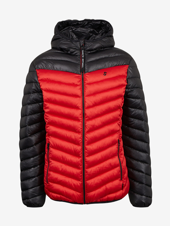 Sam 73 Črno-rdeča moška prešita jakna SAM 73 Ulrik