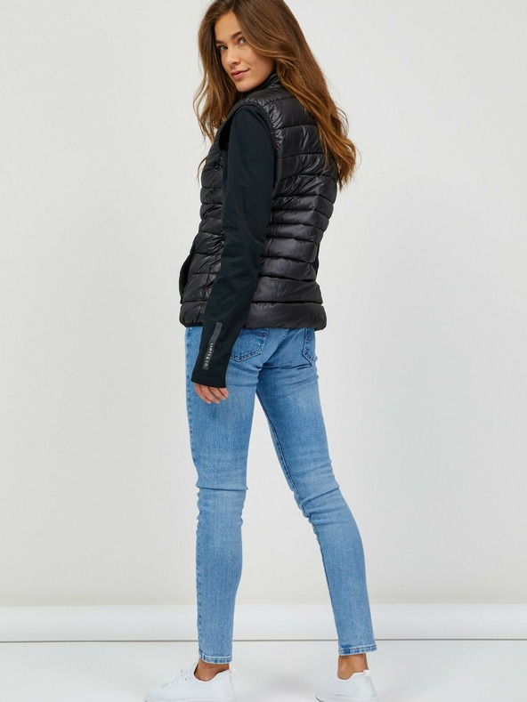 Sam 73 Črni ženski prešiti telovnik SAM 73 Farai