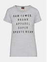 Sam 73 Svetlo siva ženska majica s potiskom SAM 73 Penny