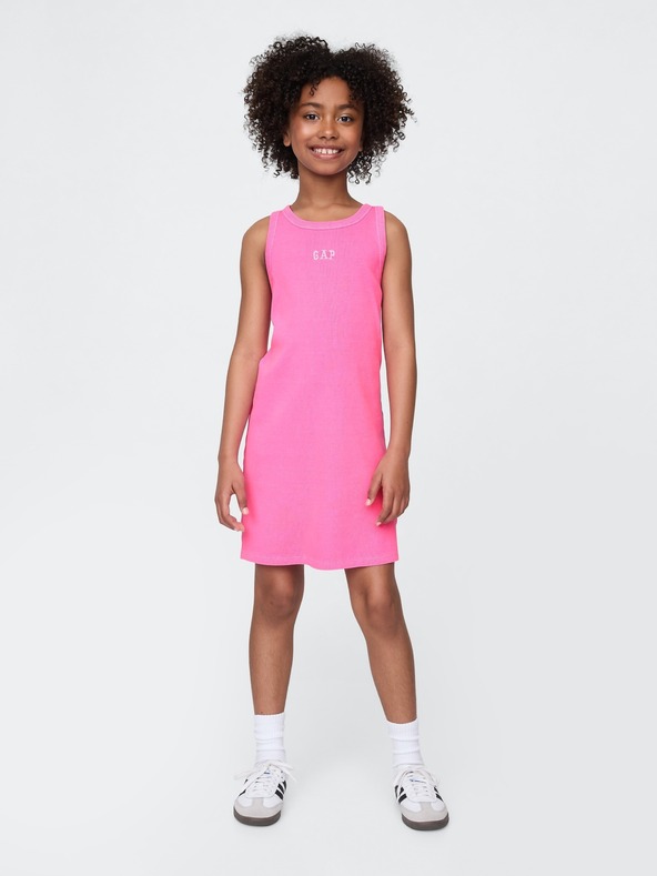 GAP Otroške rebraste obleke GAP