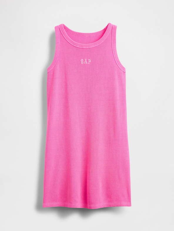 GAP Otroške rebraste obleke GAP