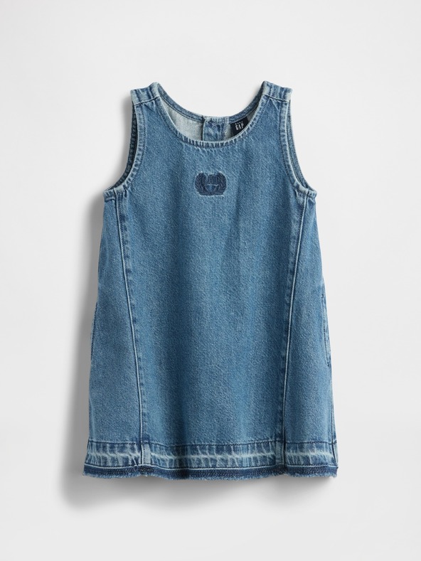 GAP Baby chambray obleka UltraSoft Americana GAP