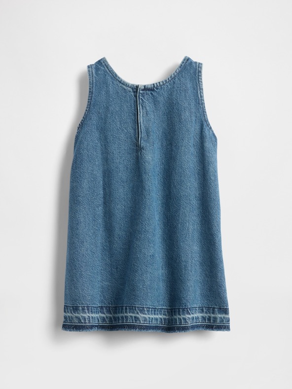 GAP Baby chambray obleka UltraSoft Americana GAP