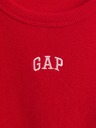 GAP Otroška rebrasta majica s logom GAP