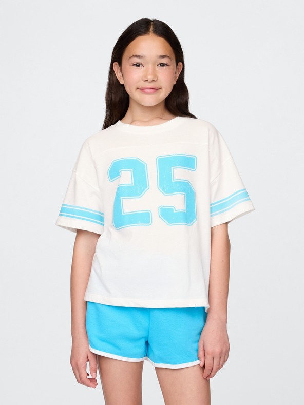 GAP Otroška oversized majica Varsity GAP