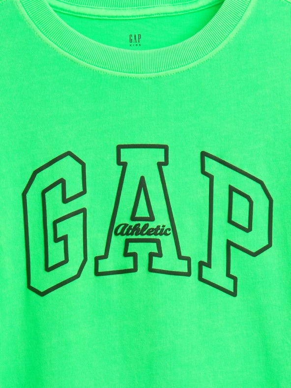 GAP Otroška oversize majica Heavyweight Athletic Logo GAP