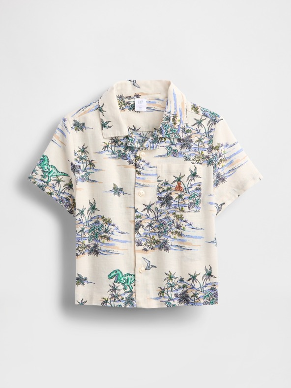 GAP Otroška platnena majica Gap