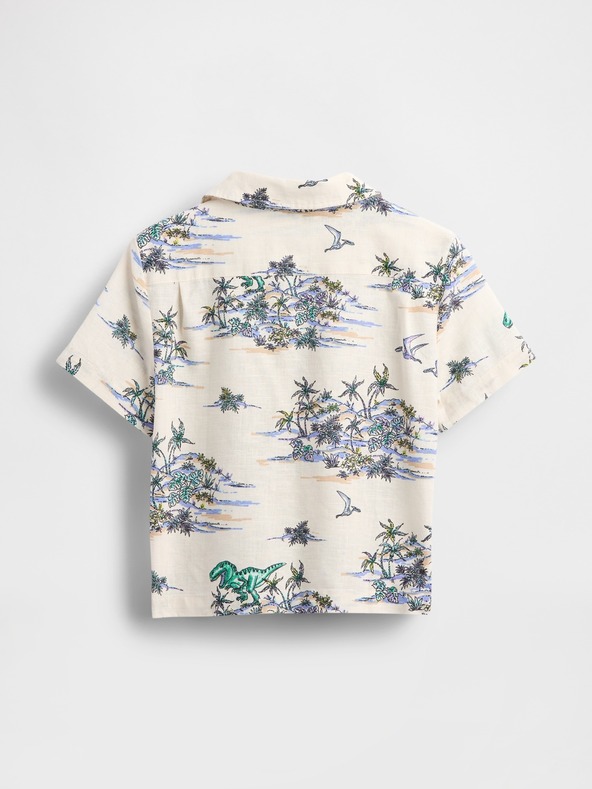 GAP Otroška platnena majica Gap