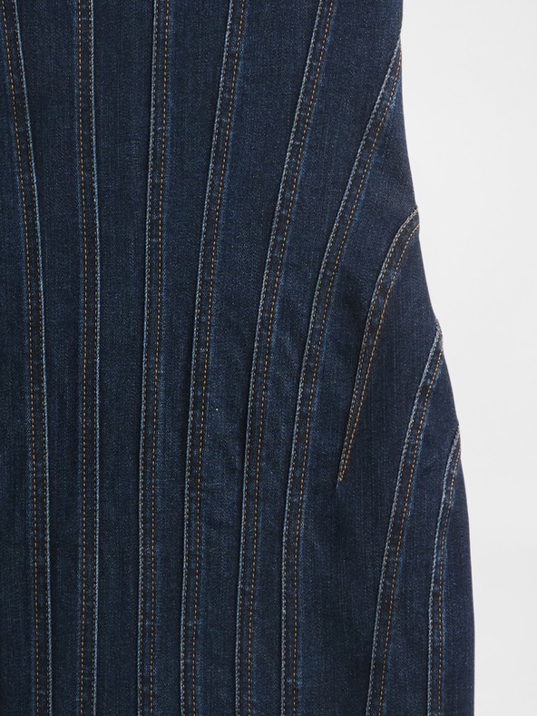 GAP Džins midi obleke GapStudio by Zac Posen GAP