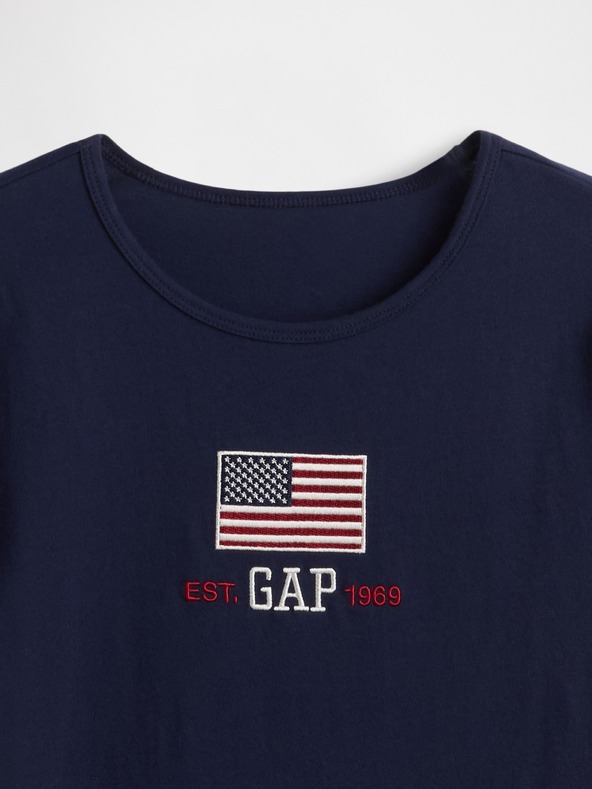 GAP Crop majica Americana GAP