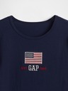 GAP Crop majica Americana GAP