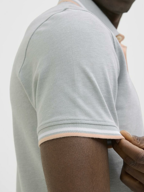 Jack & Jones Svetlo zelena moška polo majica Jack & Jones