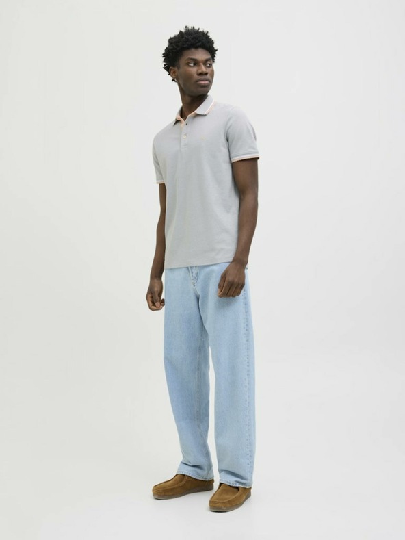 Jack & Jones Svetlo zelena moška polo majica Jack & Jones