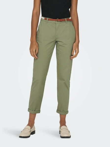 ONLY Khaki ženske chino hlače ONLY
