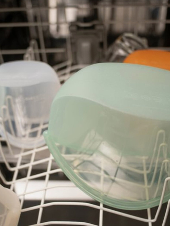 Fossil Oranžna silikonska vrečka za hrano Food Huggers (900 ml)