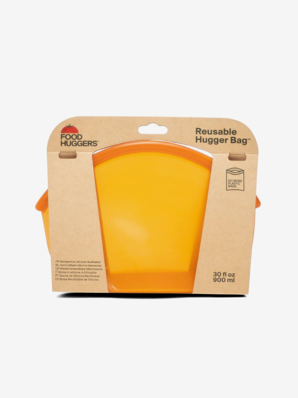 Fossil Oranžna silikonska vrečka za hrano Food Huggers (900 ml)
