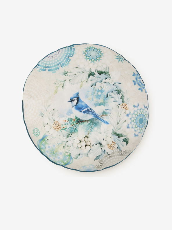 HIP Premer 55 cm - modra in kremna obojestranska blazina z motivom HIP Camunda