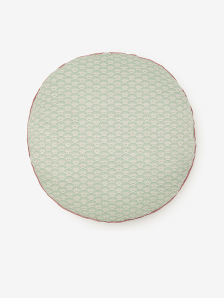 HIP Premer 55 cm - Roza in zelena dvostranska blazina z motivom HIP Romini