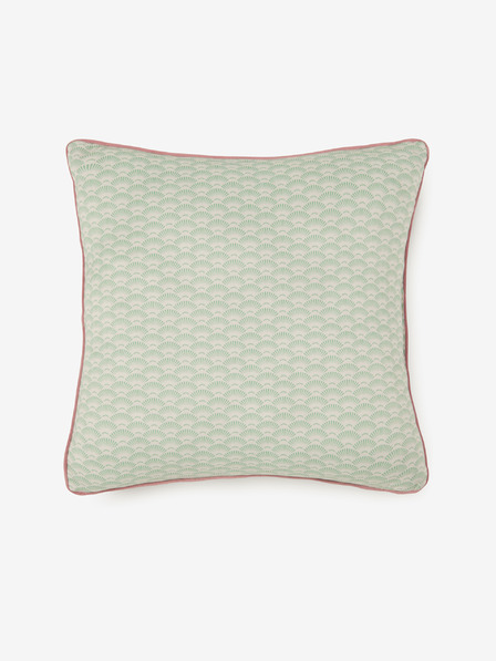 HIP 48 x 48 cm - zelena in roza obojestranska blazina HIP Romini