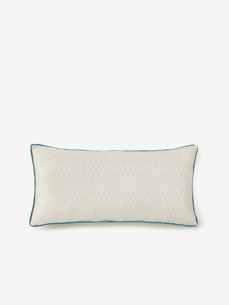 HIP 30 x 60 cm - modro-smetanova obojestranska blazina HIP Camunda