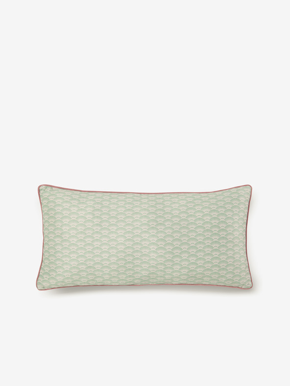 HIP 30 x 60 cm - zelena in roza obrnljiva blazina HIP Romini