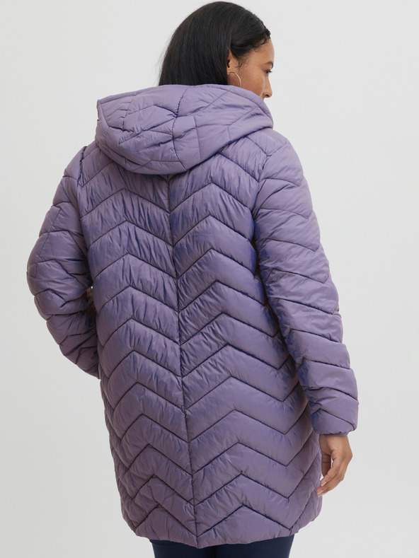 Fransa Vijolična ženska prešita jopica Fransa