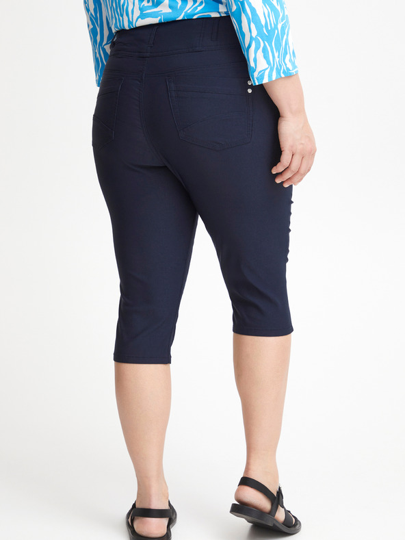 Fransa Temno modre ženske tričetrtinske hlače Fransa