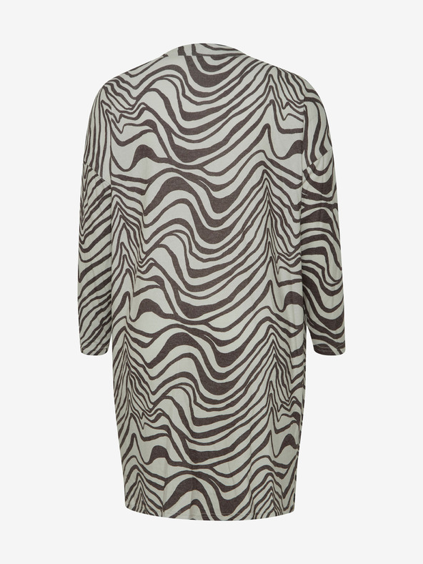 Fransa Ženska rjavo-bela vzorčasta jopica Fransa