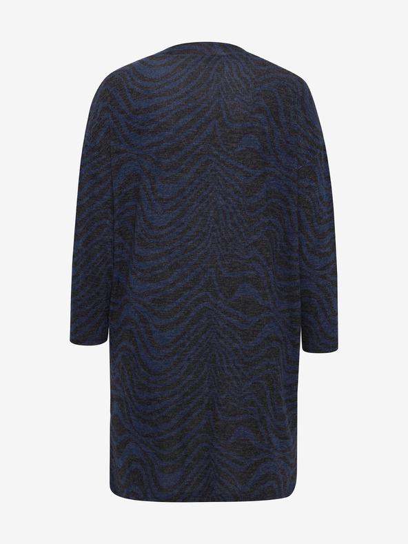 Fransa Temno modra vzorčasta ženska jopica Fransa