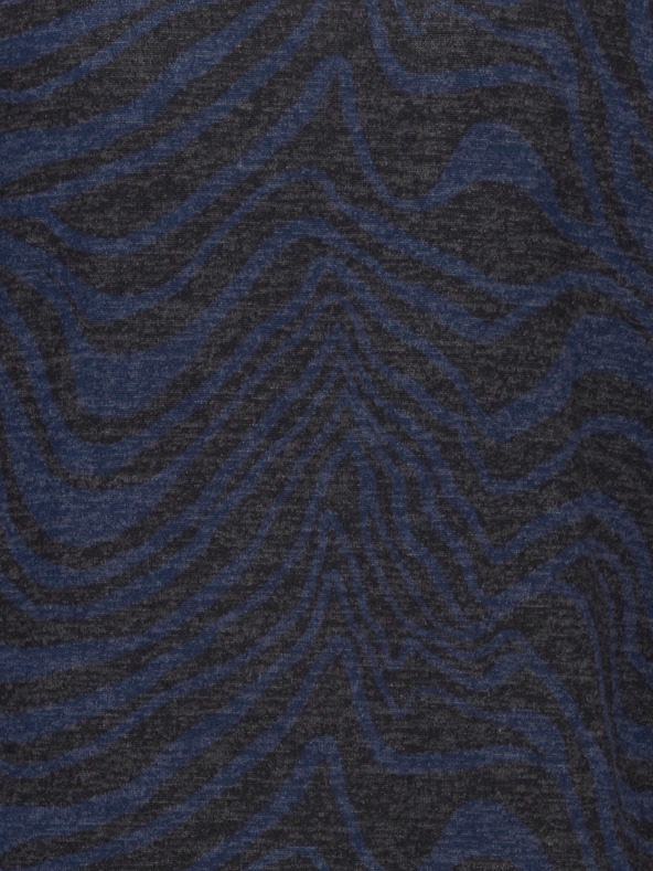 Fransa Temno modra vzorčasta ženska jopica Fransa