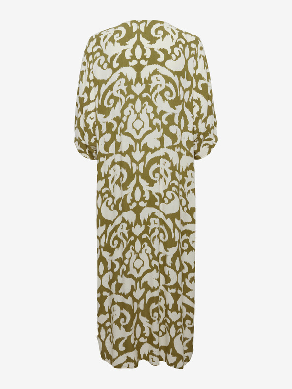 Fransa Bela in kaki ženska srajčna obleka z vzorcem Fransa