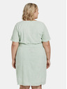 My True Me Tom Tailor Svetlo zelena ženska črtasta obleka My True Me Tom Tailor