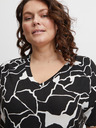 Fransa Belo-črna ženska vzorčasta majica Fransa