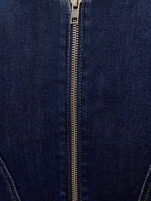 GAP Džins midi obleke GapStudio by Zac Posen GAP