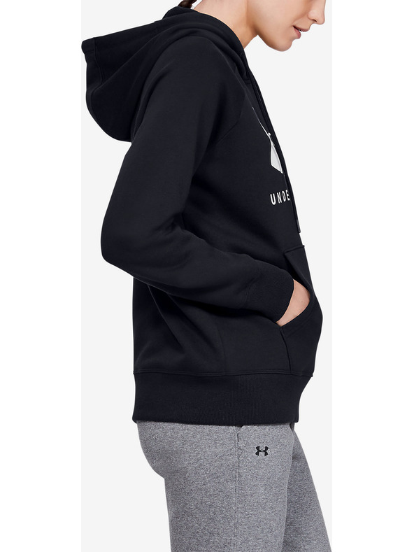 Under Armour Ženski pulover Under Armour RIVAL FLEECE SPORTSTYLE GRAPHIC HOODIE-B