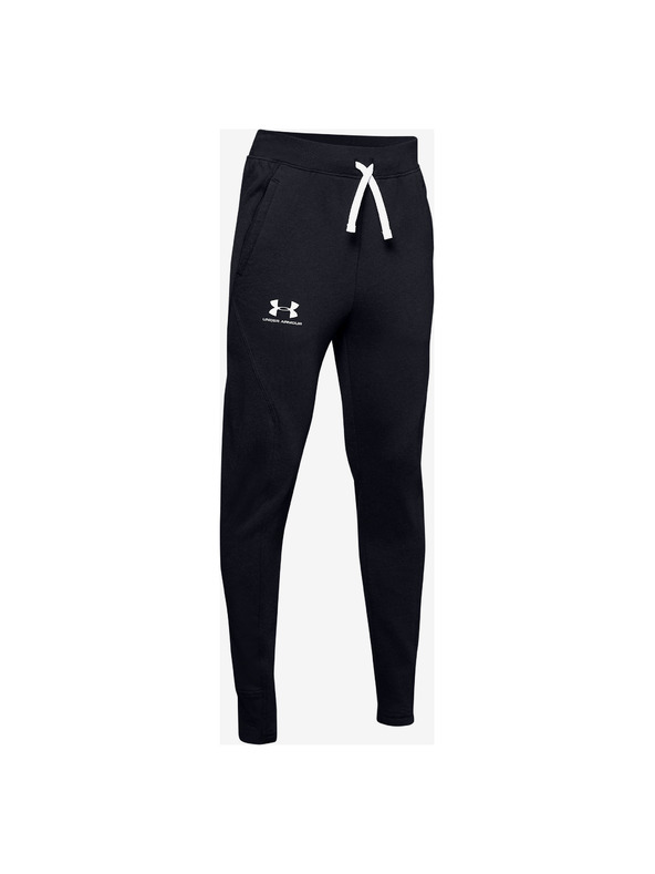 Under Armour Deške spodnji del trenirke Under Armour Rival Solid Jogger-BLK
