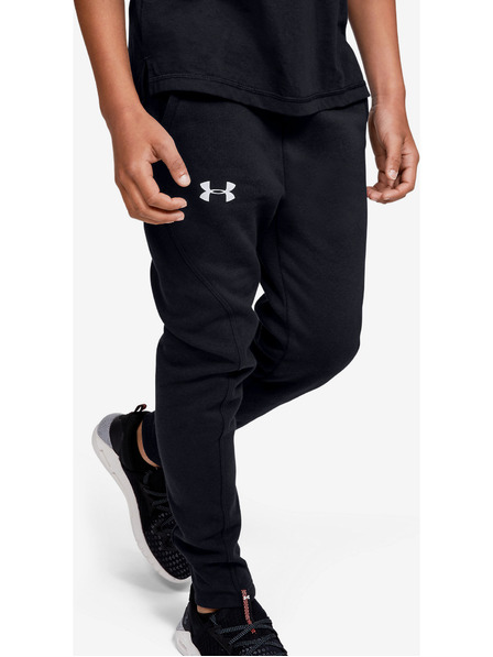 Under Armour Deške spodnji del trenirke Under Armour Rival Solid Jogger-BLK