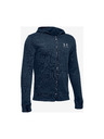 Under Armour Deški pulover Under Armour EU Cotton Fleece Full Zip-BLK