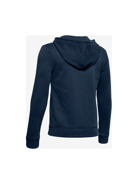 Under Armour Deški pulover Under Armour EU Cotton Fleece Full Zip-BLK