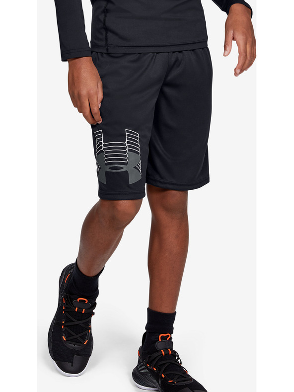 Under Armour Deške kratke hlače Under Armour Prototype Logo Short-BLK