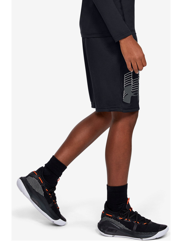 Under Armour Deške kratke hlače Under Armour Prototype Logo Short-BLK